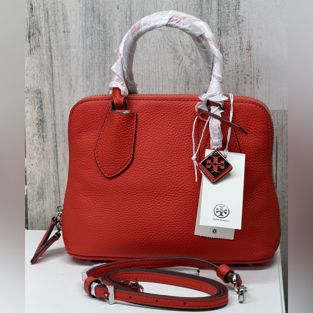 Tory Burch Mini Swing‎ Bag in Poppy Red - Picture 4 of 13